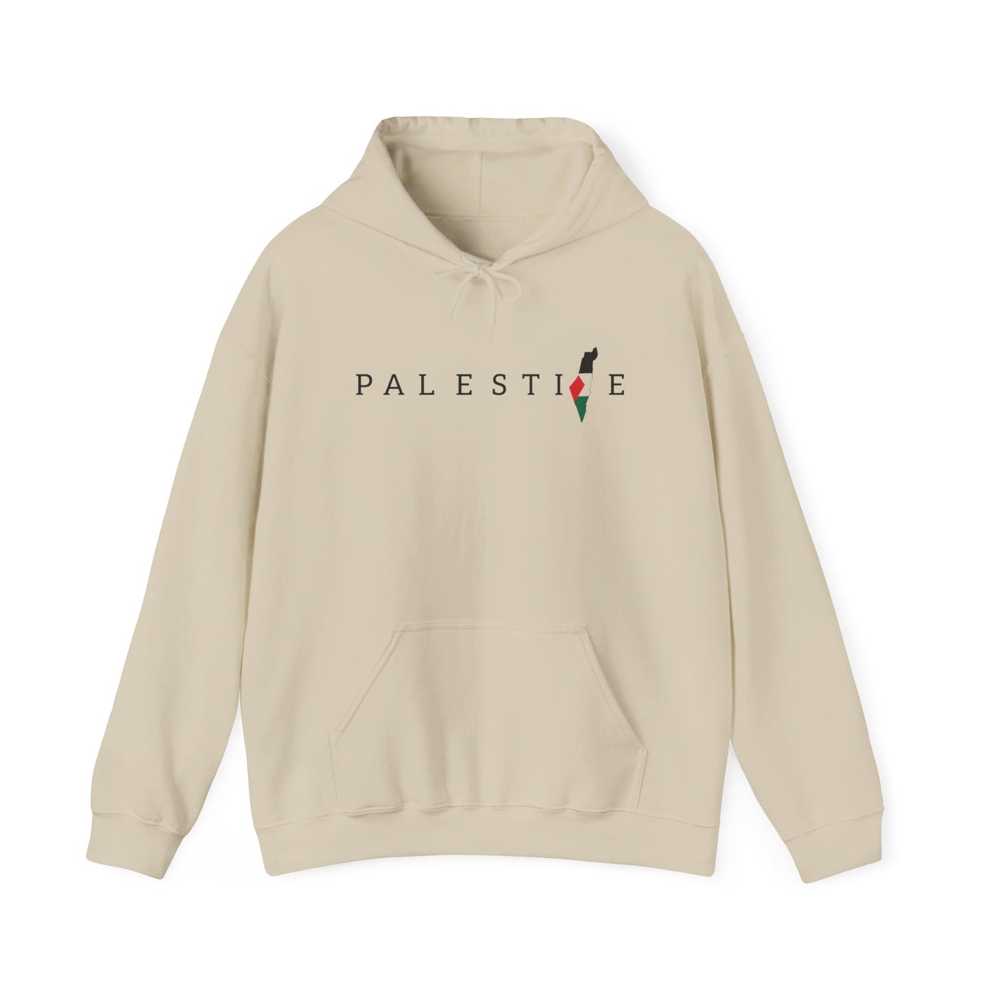 Free Palestine Heavy Blend Sweatshirt Hoodie , Warm Apparel, Statement Clothing, Gift for Activists, Stand With Palestine, Gaza College
