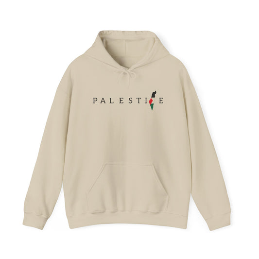 Free Palestine Heavy Blend Sweatshirt Hoodie , Warm Apparel, Statement Clothing, Gift for Activists, Stand With Palestine, Gaza College