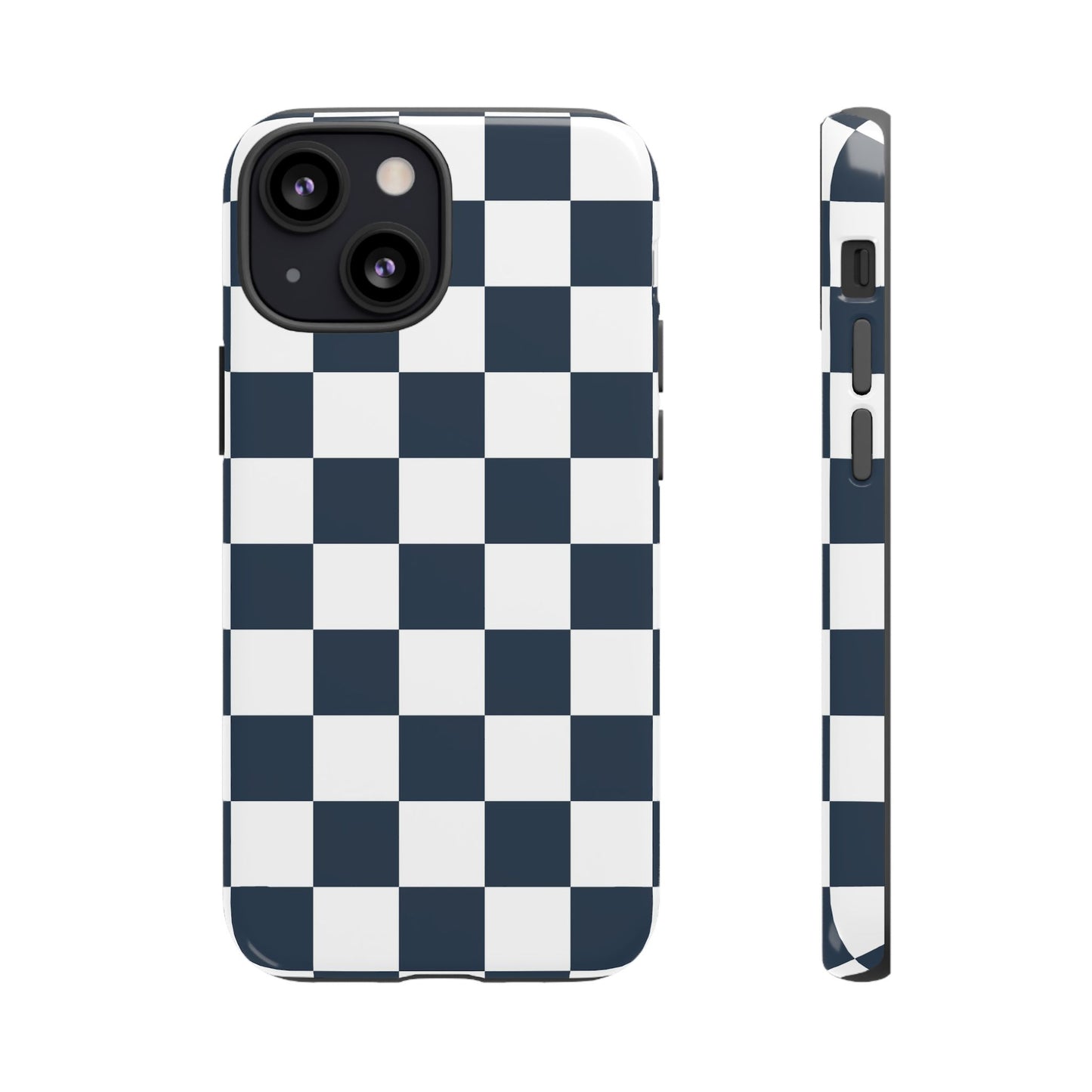 Checkered Pattern iPhone Case, iPhone Cover, Modern iPhone Accessory, Gift for Him, Trendy Mobile Protection