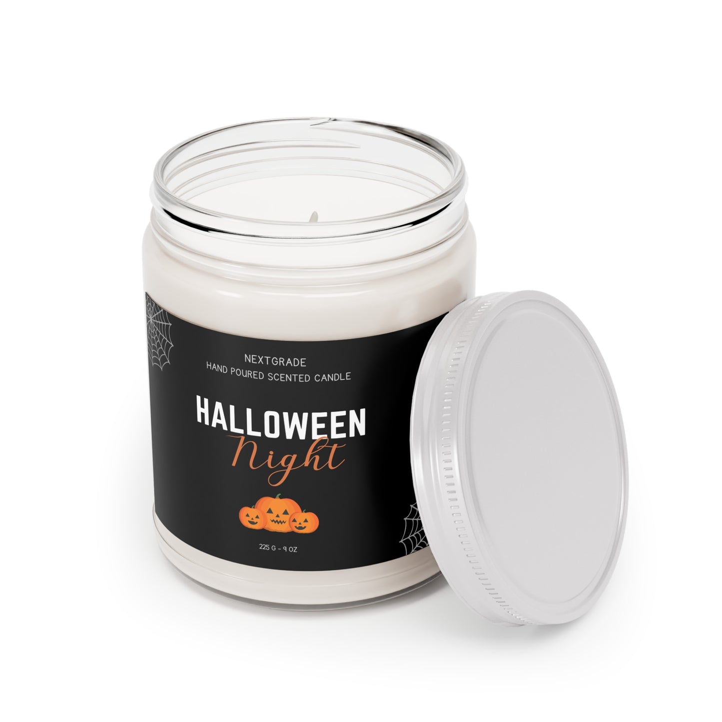 Halloween Night Soy Candle, Fall Decor, Spooky Home Fragrance, Gift for Halloween Lovers, Hand-Poured Candle