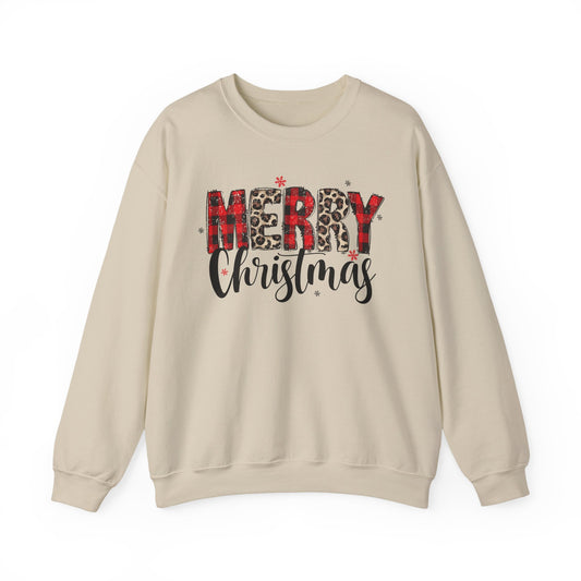 Merry Christmas Crewneck Sweatshirt - Cozy Holiday Apparel, Unisex Winter Wear, Perfect Gift for Christmas Celebrations, Festive Style