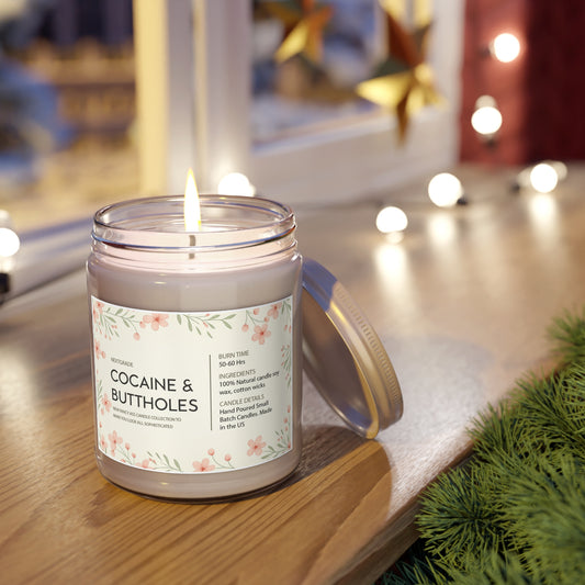 Funny Novelty Candle, Adult Humor Candle Collection, 100% Soy Wax, Long Burn Time 50, 60 Hours, Gag Gift for Friends