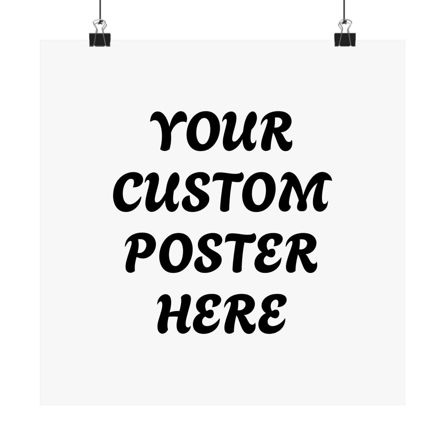 Customizable Matte Vertical Posters for Personalized Decor, Wall Art, Gift for Home, Custom Text Poster, Unique Artwork
