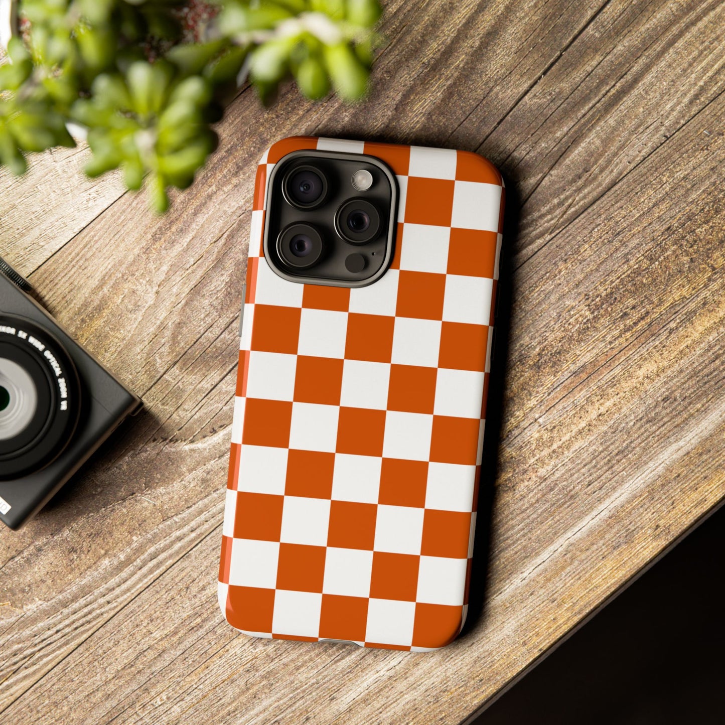 Checkered Phone Case, Trendy Phone Cover, iPhone 17 Pro, 17, 17 Air, 16, 15, 14, 13, 12, 11, X, XR, XS MAX