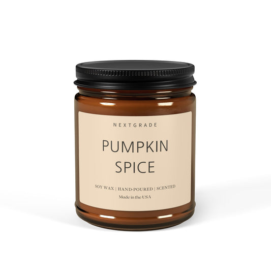 Pumpkin Spice Soy Candle - Halloween Candle, Halloween Gift, Cozy Aromatherapy, Fall Decor, Gift Idea, Autumn Scent, Home Fragrance