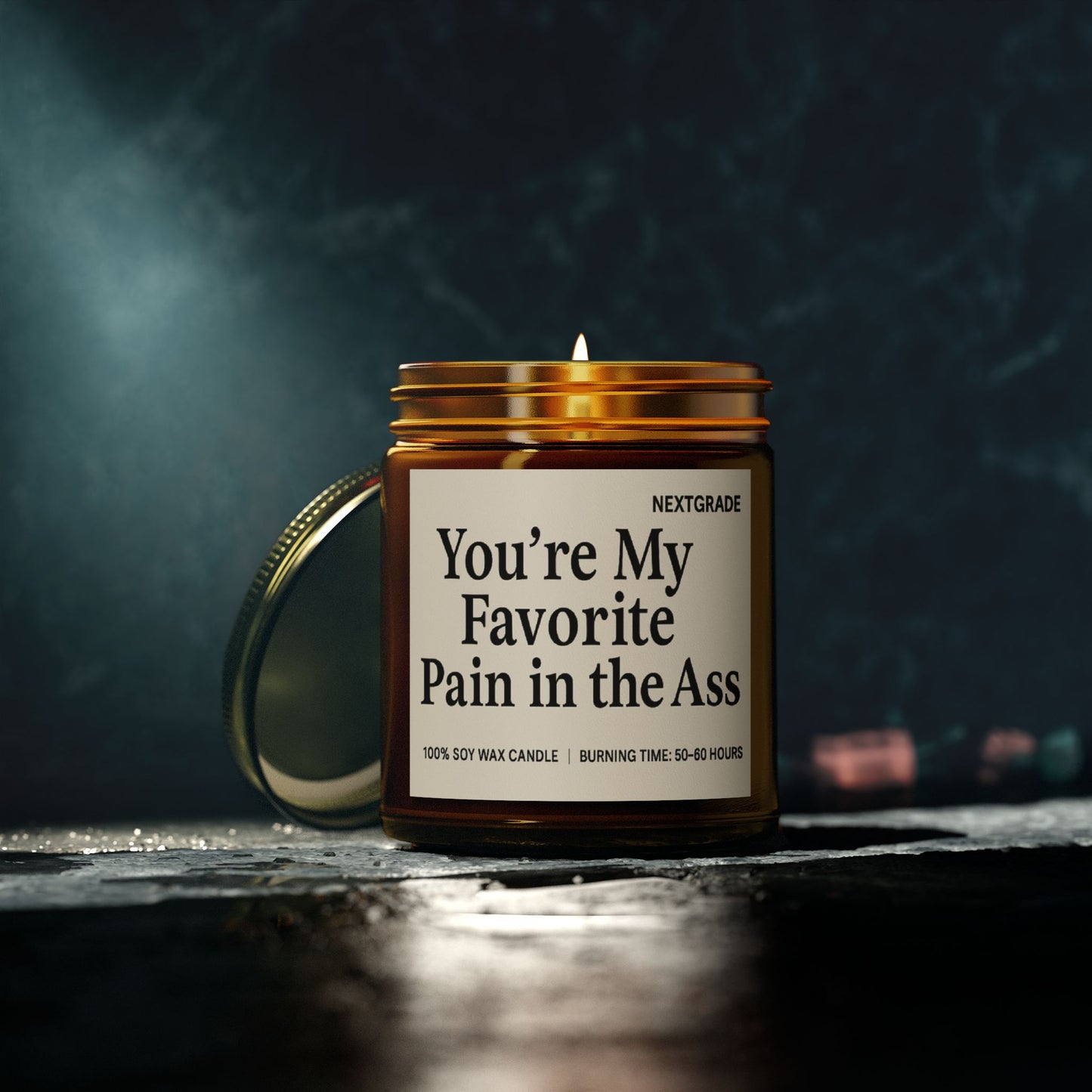 You're My Favorite Pain in the A** Scented Candle, Funny Gift Candle, Home Decor, Relaxation Candle, Unique Gift for Friends, Birthday Gift