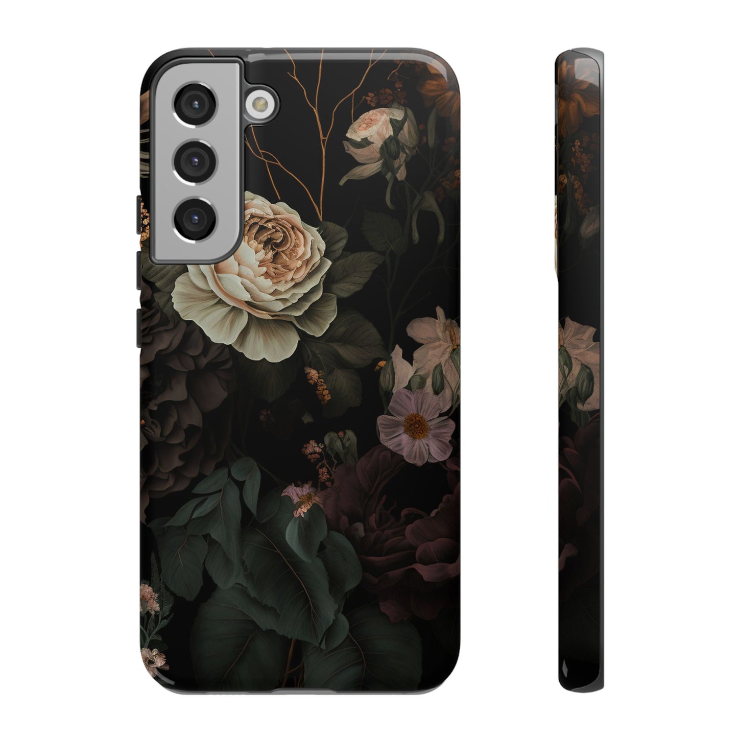 Floral Phone Case For iPhone And Samsung, Tough Cases, Flower Design, Stylish Protection, Gift for Her, Nature Lovers Accessory, Floral Gift