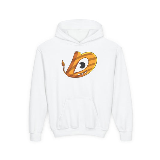 Whimsical Youth Hoodie with Playful Design, Cute Sweatshirt for Kids, Fun Gift for Birthdays, Cozy Winter Wear, Cartoon Style