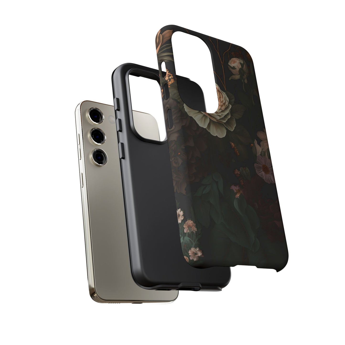 Floral Phone Case For iPhone And Samsung, Tough Cases, Flower Design, Stylish Protection, Gift for Her, Nature Lovers Accessory, Floral Gift