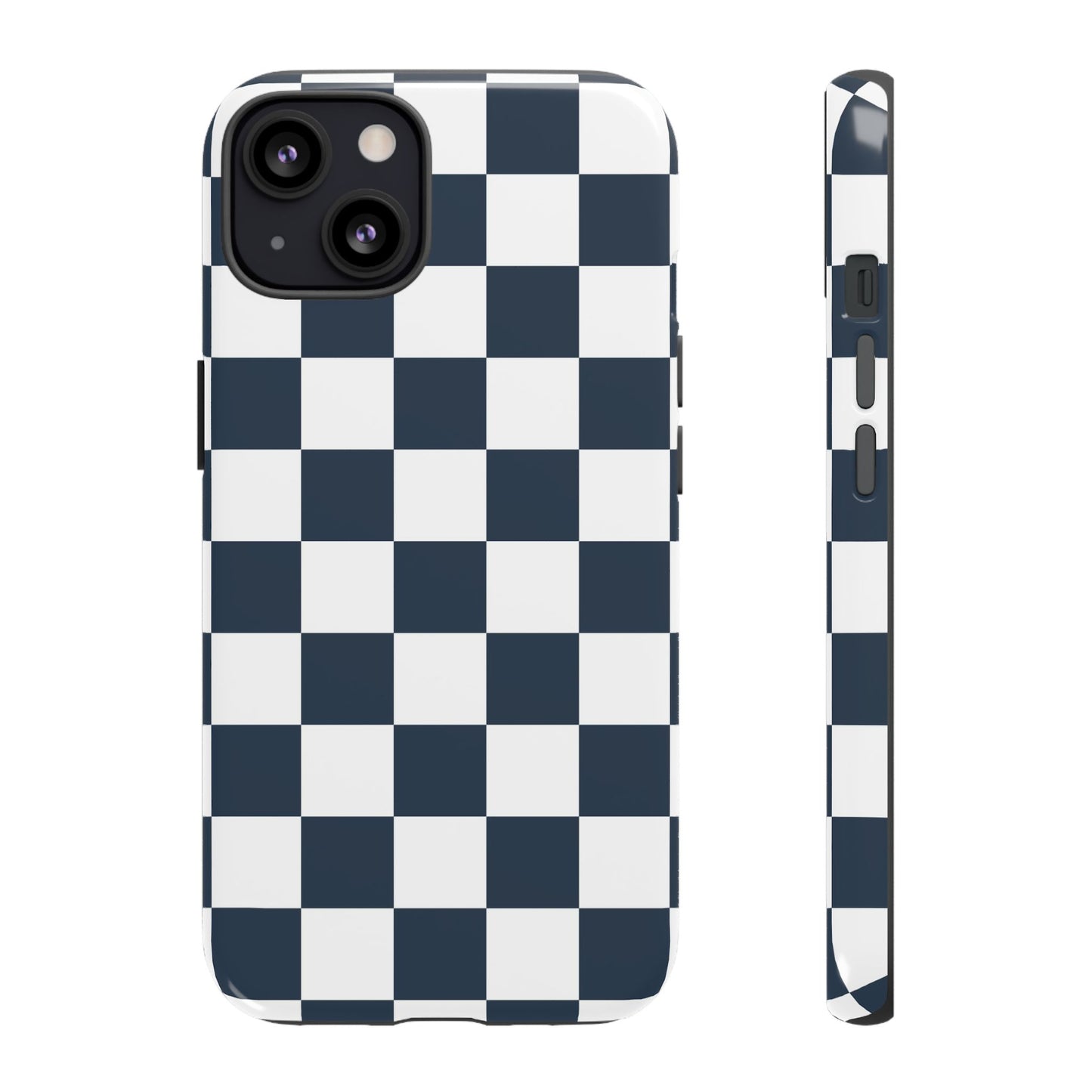 Checkered Pattern iPhone Case, iPhone Cover, Modern iPhone Accessory, Gift for Him, Trendy Mobile Protection
