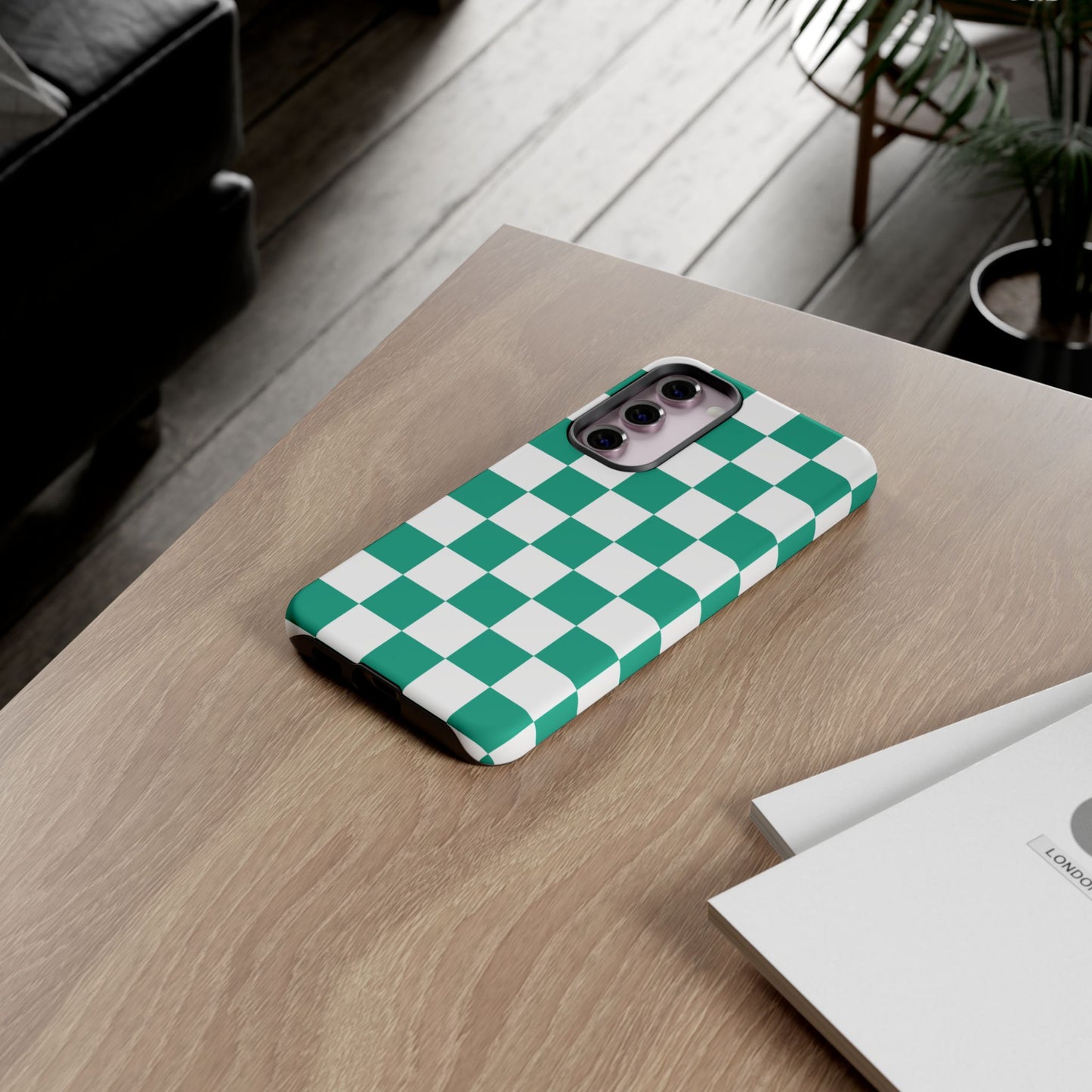 Checkerboard Phone Case | Samsung Galaxy S25, S25 Plus, S24, S24 Plus, S24 Ultra, S23 S22, S22 Plus S21 Ultra, S21 FE, S20+ Tough Cases