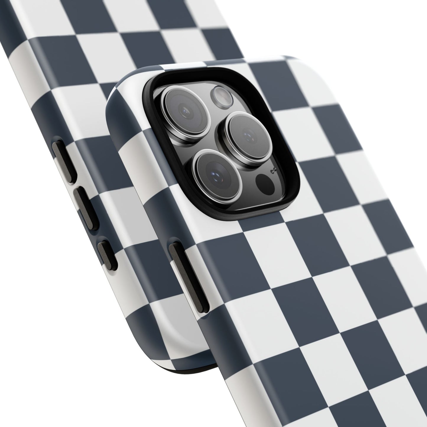 Checkered Pattern iPhone Case, iPhone Cover, Modern iPhone Accessory, Gift for Him, Trendy Mobile Protection