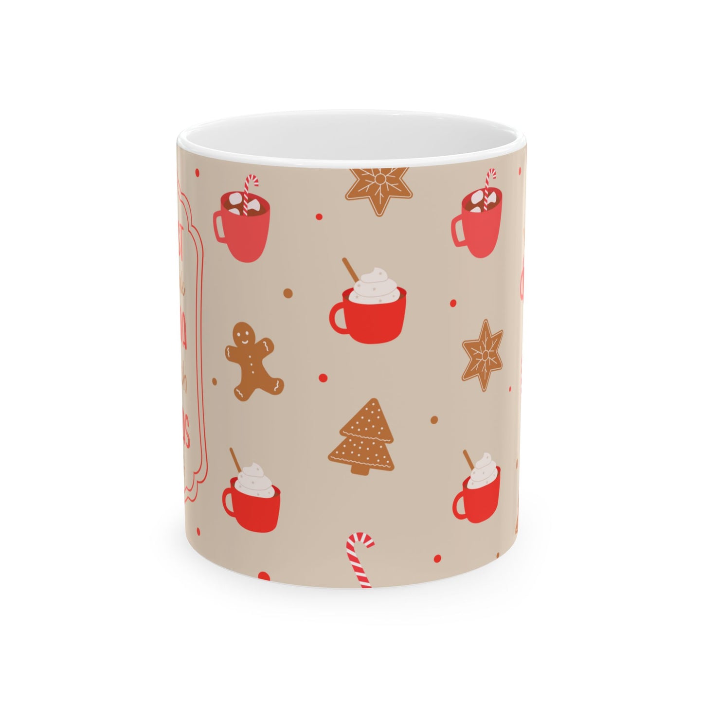 Cozy Hot Cocoa Mug, Perfect for Winter Warmth, Holiday Gifts, Coffee Lovers, Christmas Decor, and Seasonal Sips, Christmas Day Gift