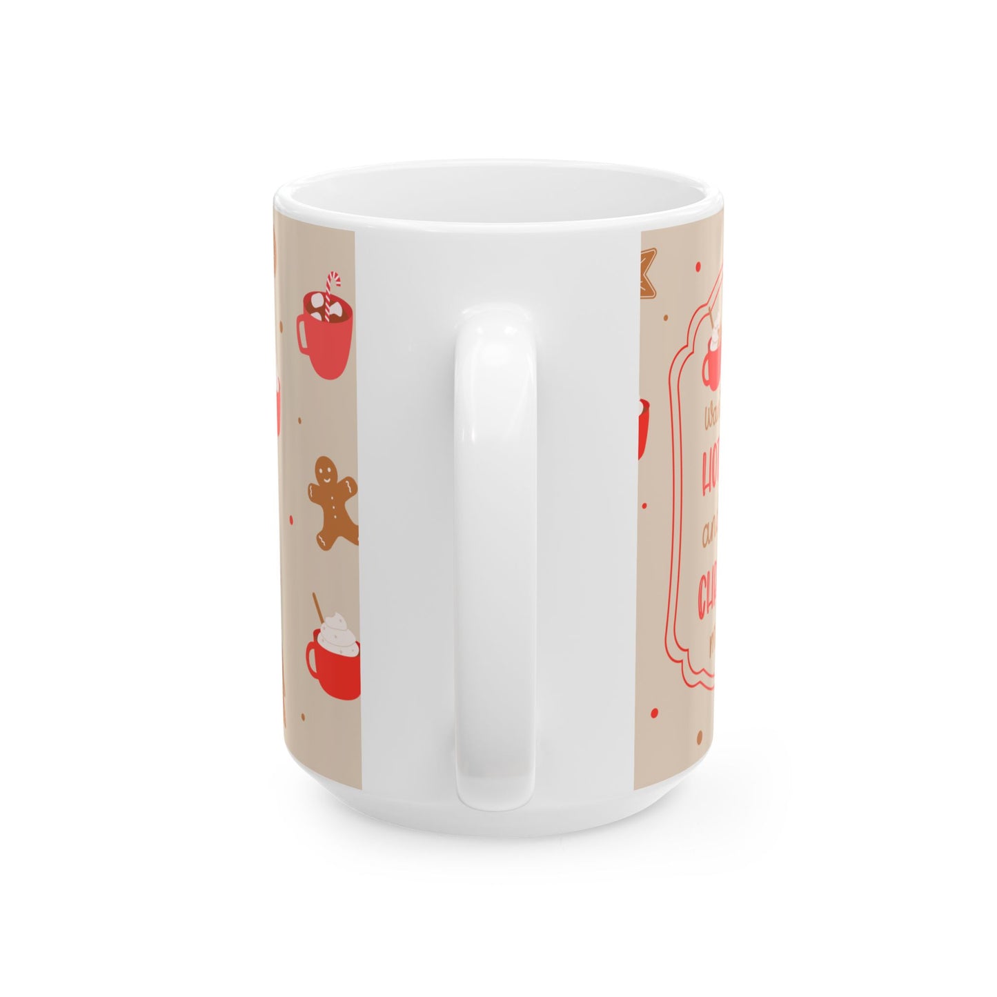 Cozy Hot Cocoa Mug, Perfect for Winter Warmth, Holiday Gifts, Coffee Lovers, Christmas Decor, and Seasonal Sips, Christmas Day Gift