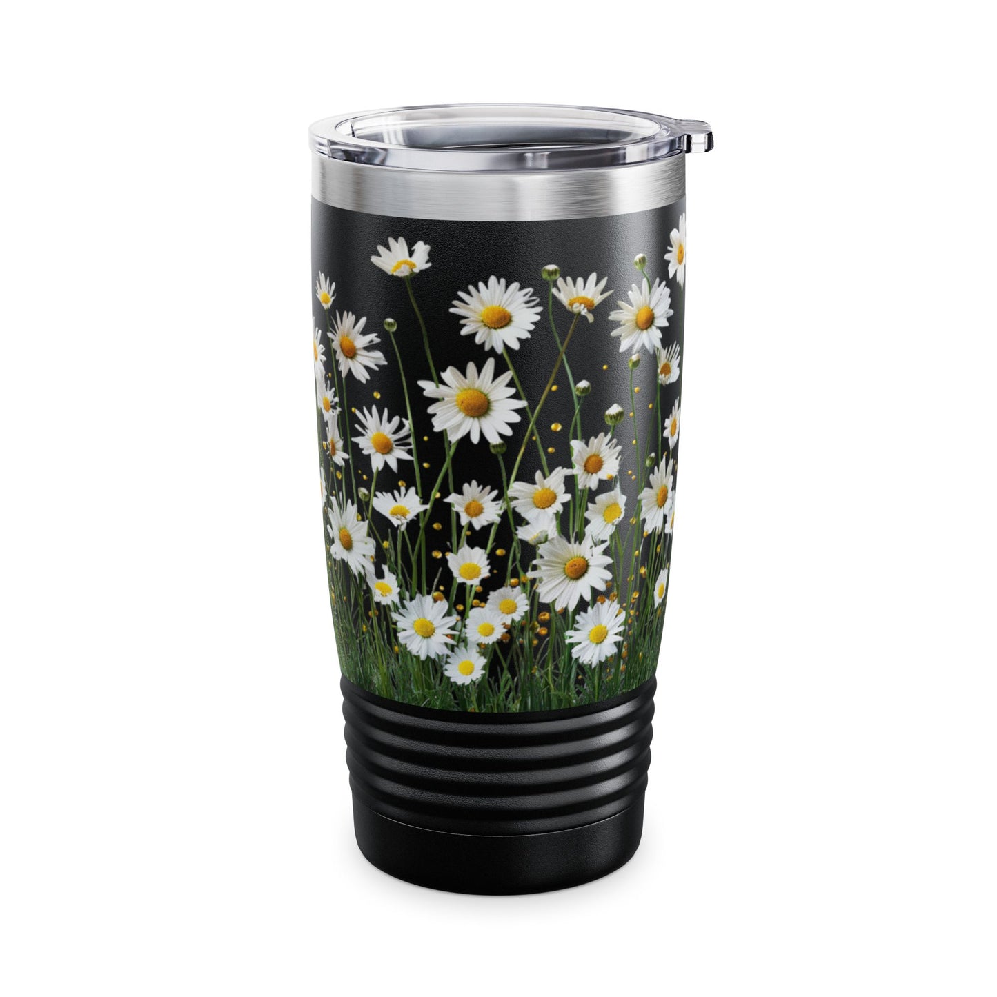 Daisy Floral Tumbler, Travel Mug for Nature Lovers, Eco-friendly Drinkware, Summer Vibes, Gift for Her, Outdoor Adventure