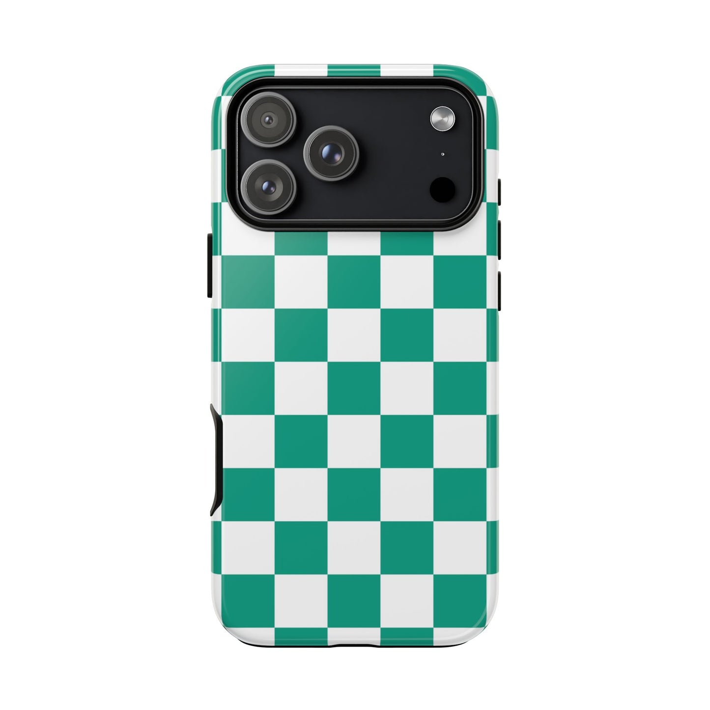 Checkered iPhone Case, Stylish Phone Cover,  Mobile Case For iPhone 17 Pro, 17, 16, 15, 14, 13, 12, 11, X, XR,XS MAX, Chic Gift for Her