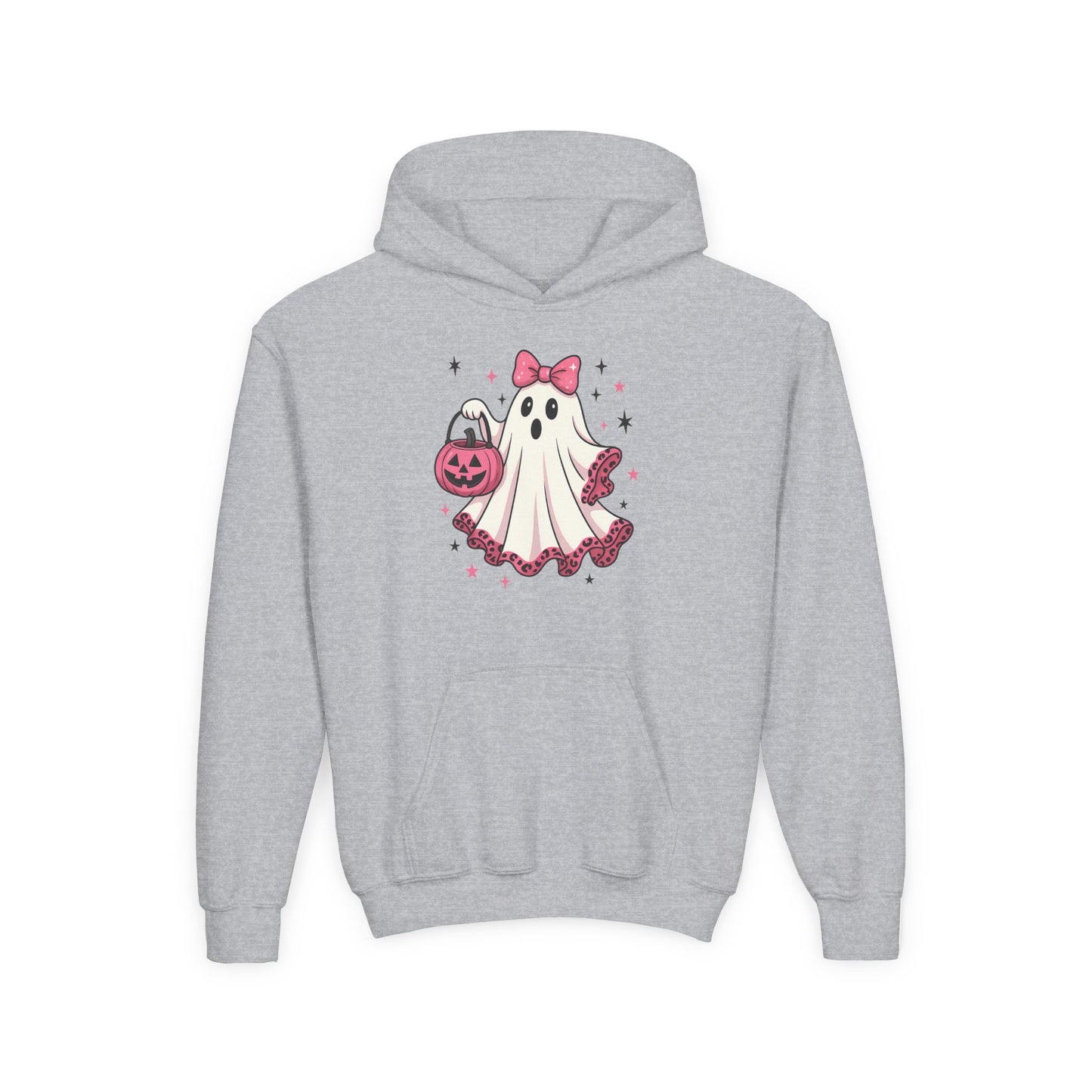 Cute Ghost Halloween Hoodie for Kids, Youth Sweatshirt, Fall Fashion, Trick or Treat Outfit, Ghost Costume