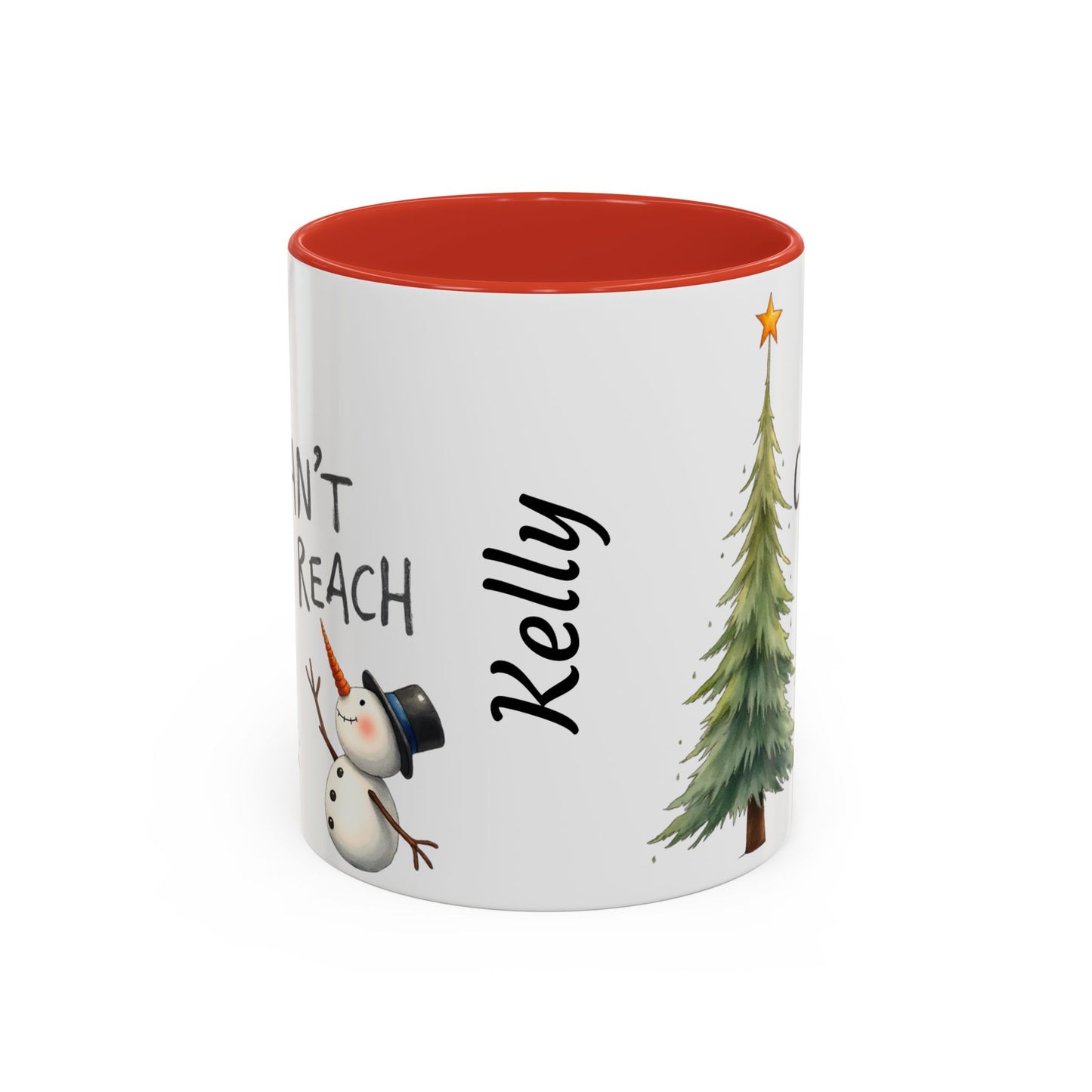 Personalized Holiday Coffee Mug, Cute Snowman Design, Winter Drinkware, Festive Gift, Custom Name Mug, Christmas Day Gift