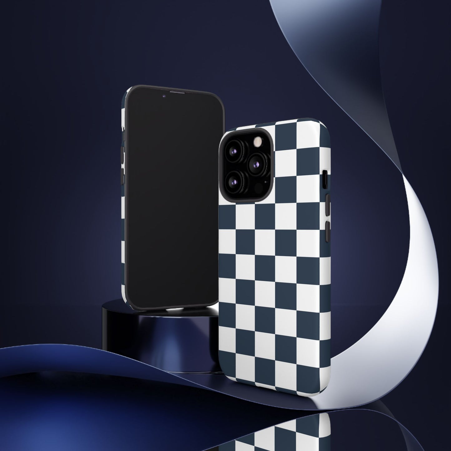Checkered Pattern iPhone Case, iPhone Cover, Modern iPhone Accessory, Gift for Him, Trendy Mobile Protection