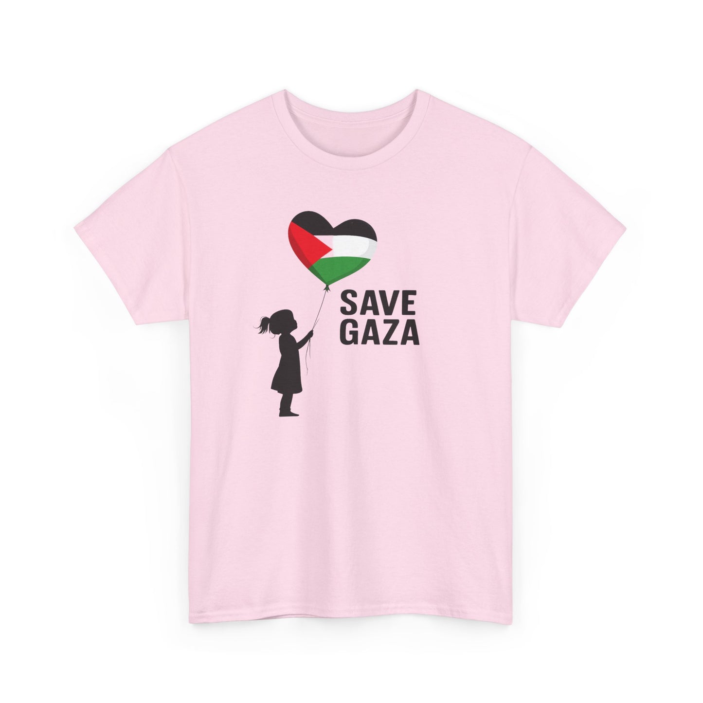 Save Gaza Unisex Heavy Cotton Tee, Activism Apparel, Statement Tshirt, Gift for Supporters, Casual Wear, Social Justice Fashion
