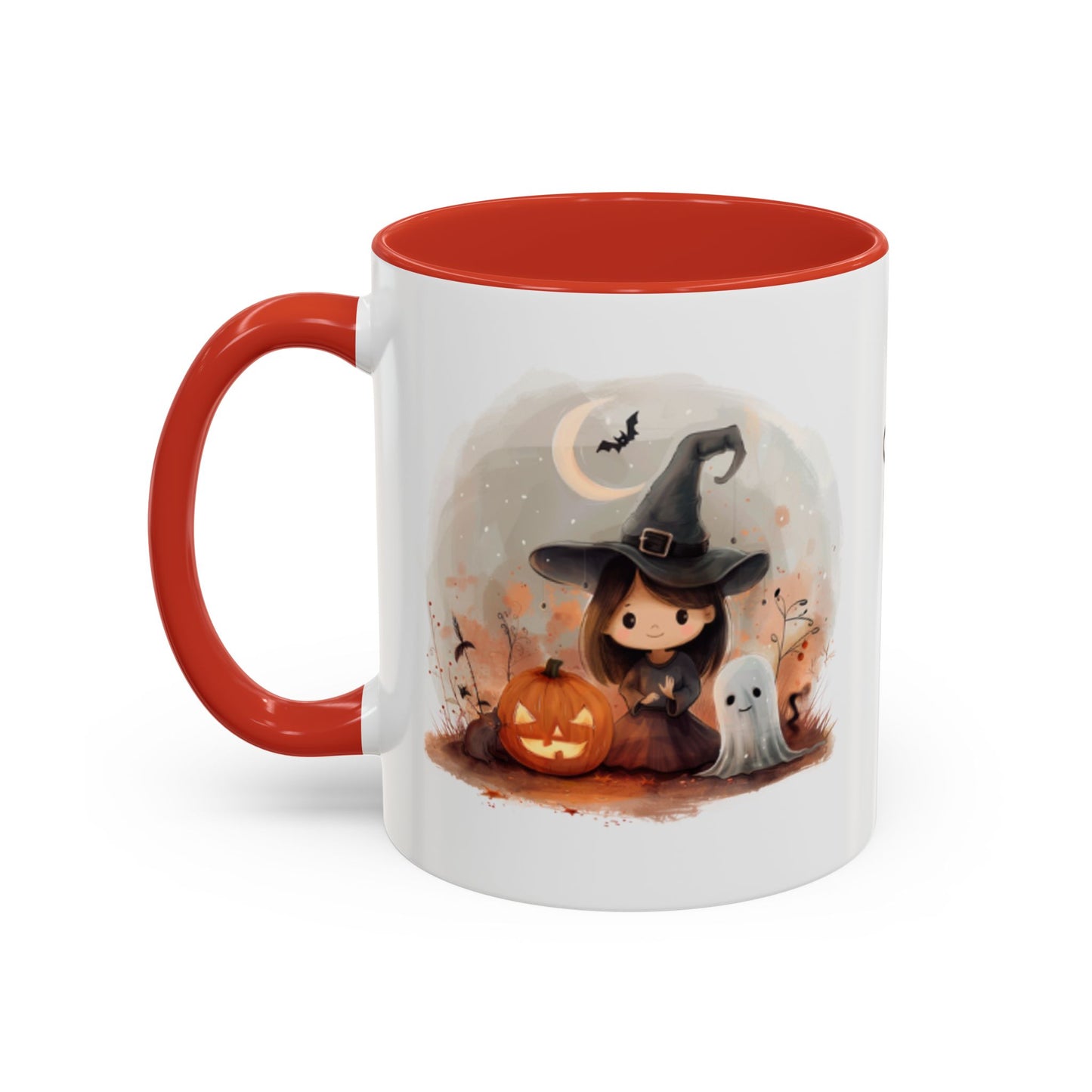 Personalized Witch Coffee Mug, Personalized Halloween Mug, Cute Witch Gift, Fall Decor, Coffee Cup for Kids