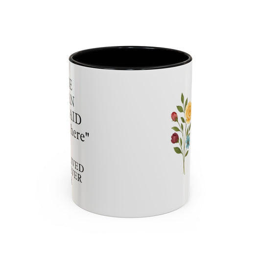 Personalized Retirement Coffee Mug, Floral Design, Gift for Retirees, Custom Name Mug, Celebration Drinkware, Retirement Day Gift