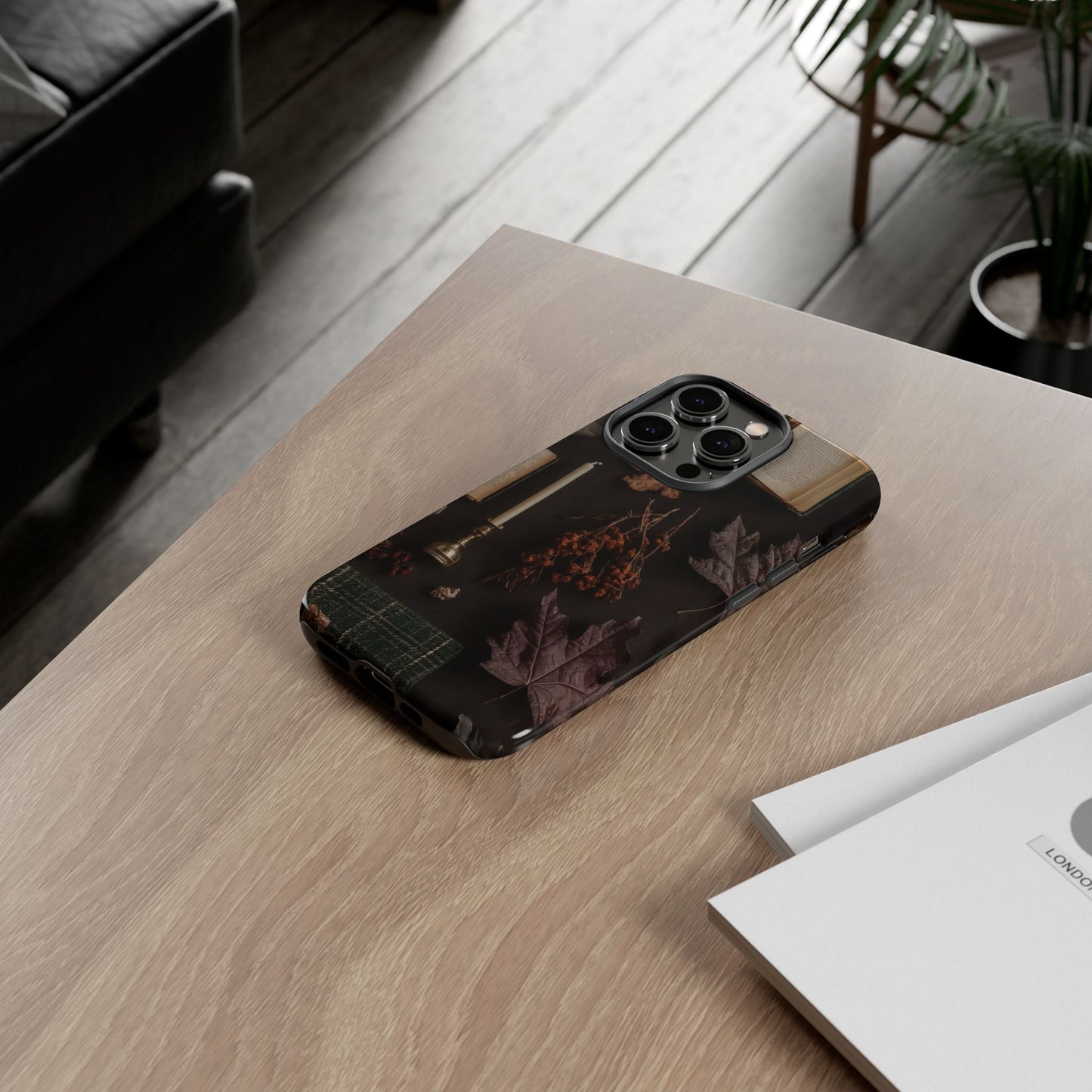 Floral Nature Phone Case, Tough Phone Case for Fall Decor, Phone Case for iPhone and Samsung, Stylish Protective Cover for iPhone