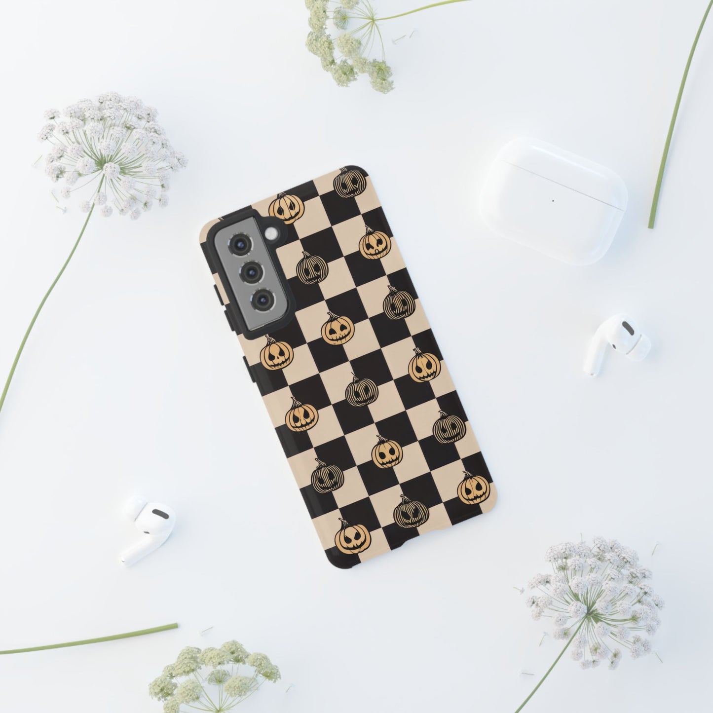 Halloween Phone Case - Tough Cases, Spooky Design, Fall Accessories, Unique Gift, Phone Case for iPhone And Samsung, Halloween Decor