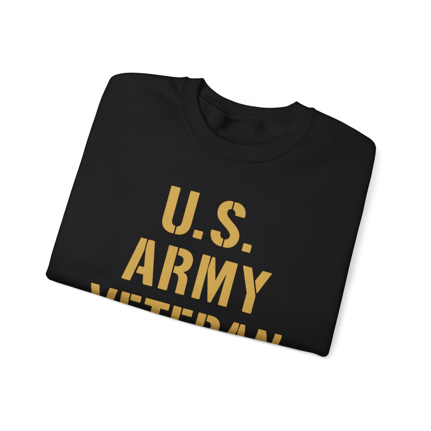 U.S. Army Veteran Crewneck Sweatshirt, Military Tribute Gift, Veteran Appreciation, Unisex Casual Wear, Cozy Sweatshirt