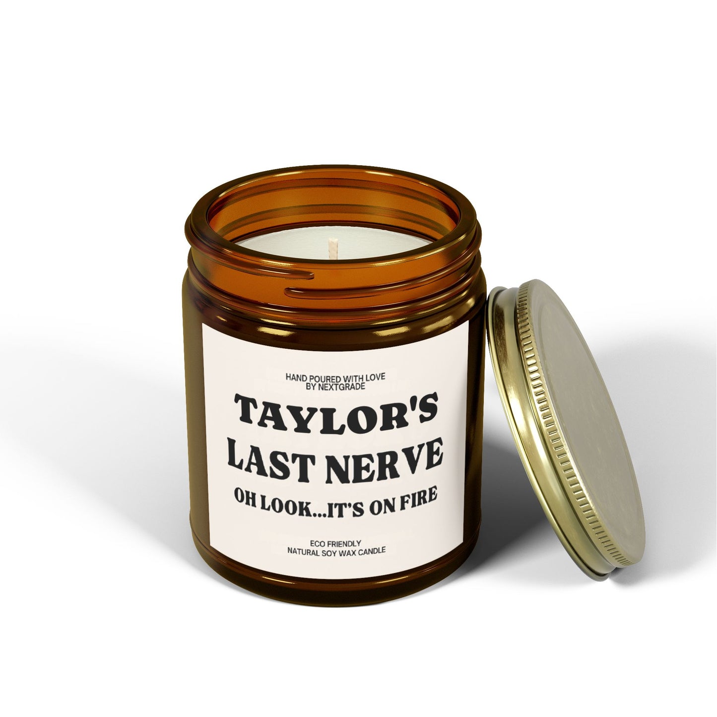 Personalized Scented Candles, Custom Last Nerve Candle, Custom Name Candle, Funny Gift, Personalized Candle Gift, Funny Candle, Birthday