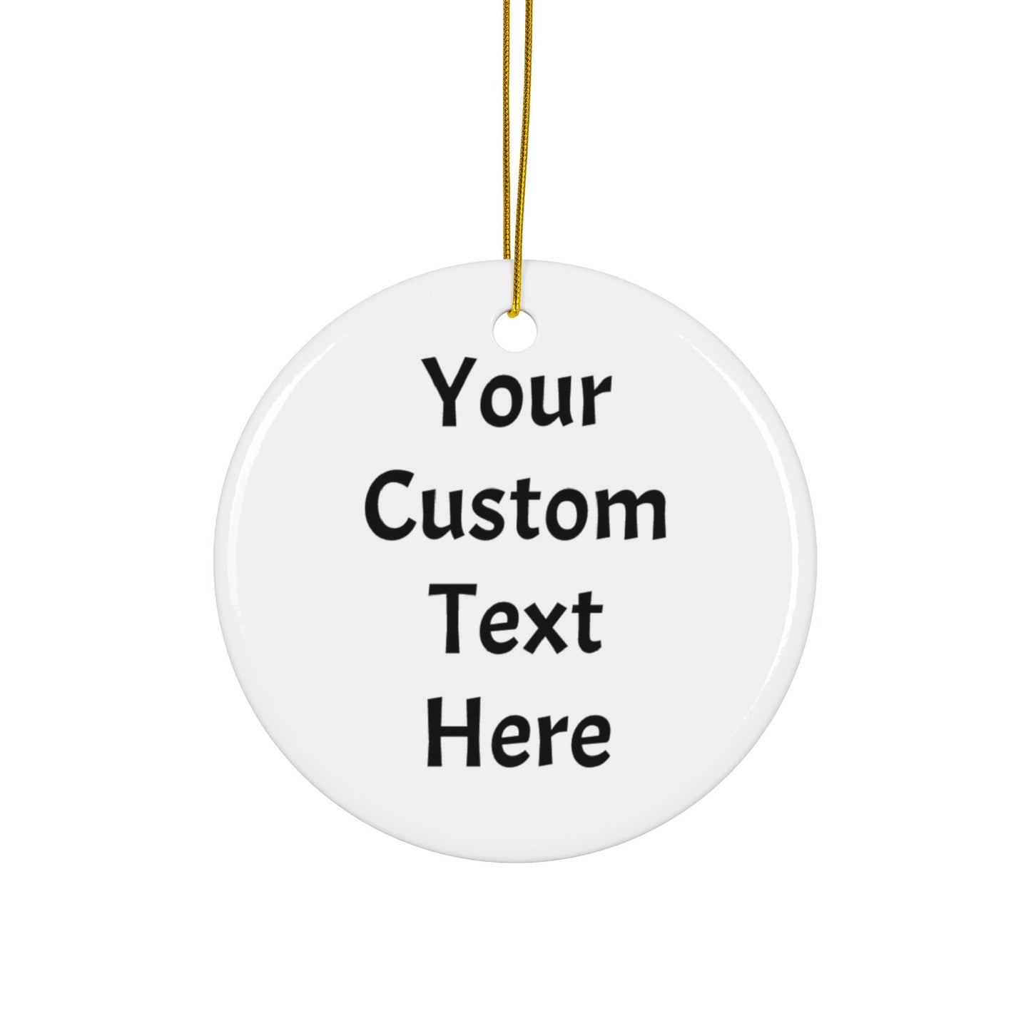 First Christmas in Our New Home Ornament | Personalized Holiday Ornament | New House Christmas Gift | Custom Ceramic Keepsake for Homeowners
