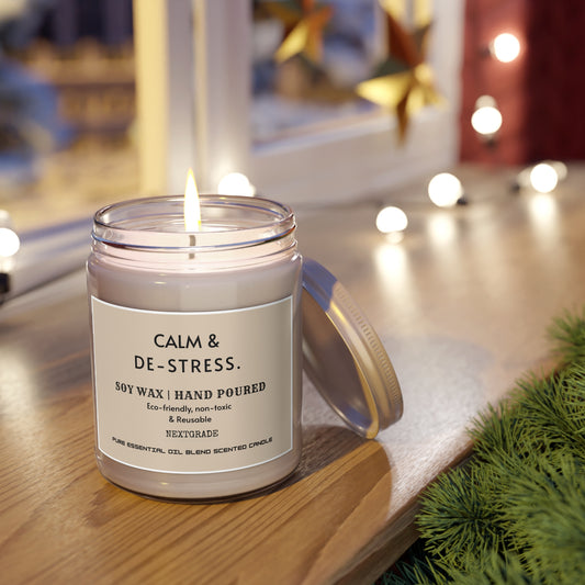 Calm And De Stress Soy wax Candle, Candle Gift, Gift For Friend, Housewarming Candle, Birthday Gift
