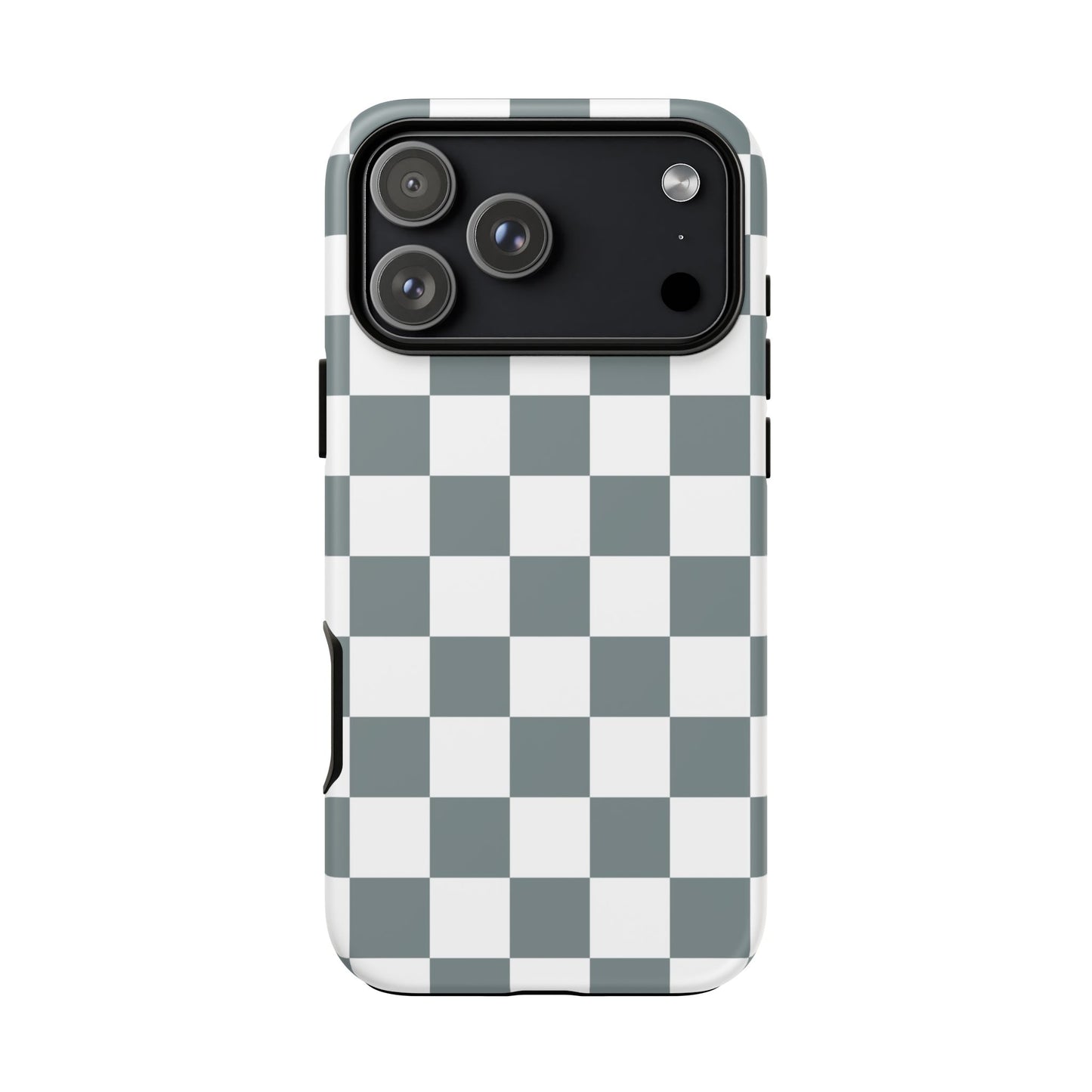 Stylish Checkerboard Phone Case, Durable Phone Cover, Unique Gift, iPhone 17 Pro, 17, 17 Air, 16, 15, 14, 13, 12, 11, X, XR, XS MAX