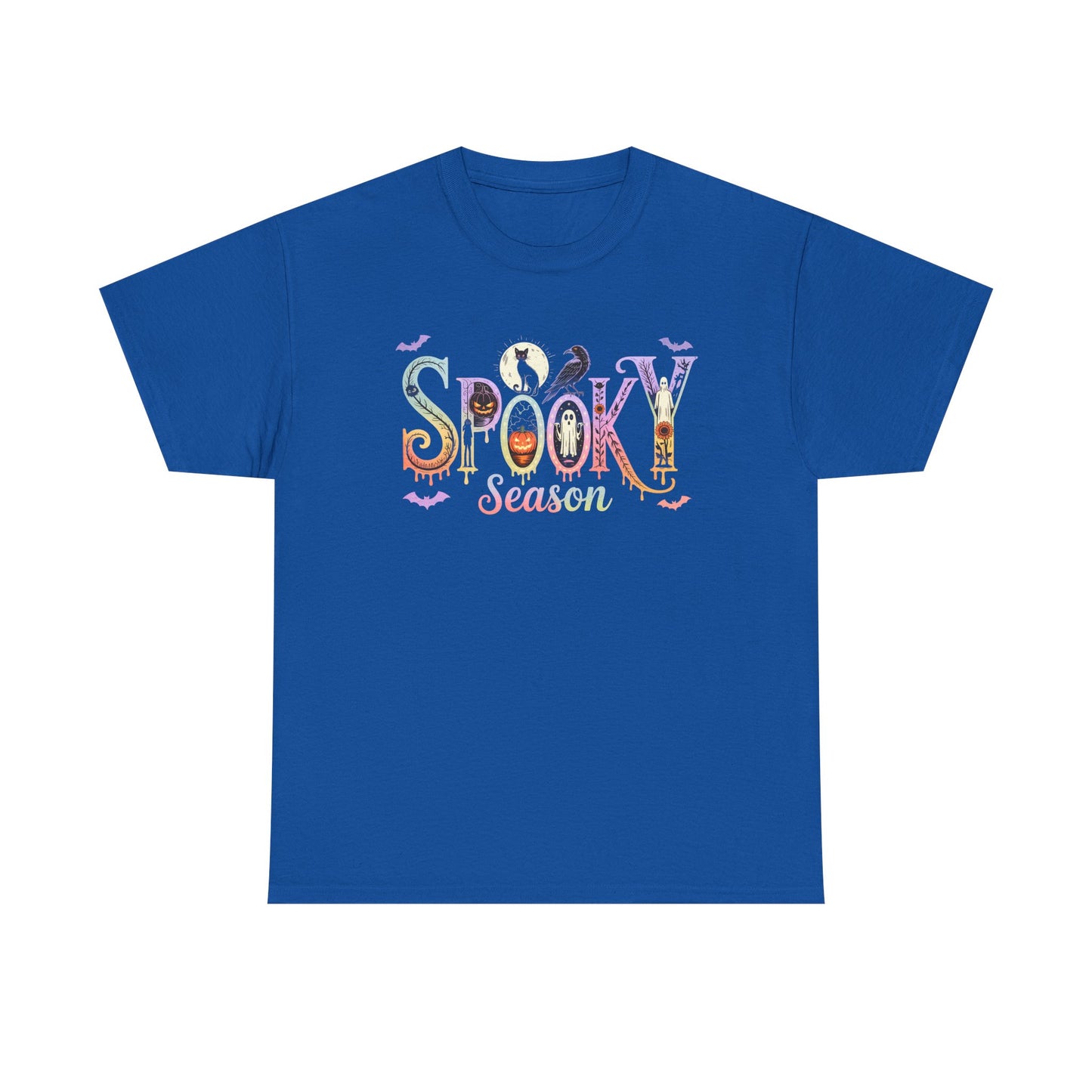 Spooky Season Unisex Cotton Tee | Halloween T-Shirt, Fall Fashion, Gift for Her, Unisex Shirt, Autumn Outfit, Halloween tshirt