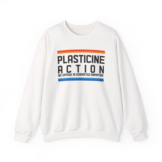 PLASTICINE ACTION  Sweatshirt, Sava Gaza, Perfect Gift for Animation Enthusiasts, Casual Wear, Unique Statement