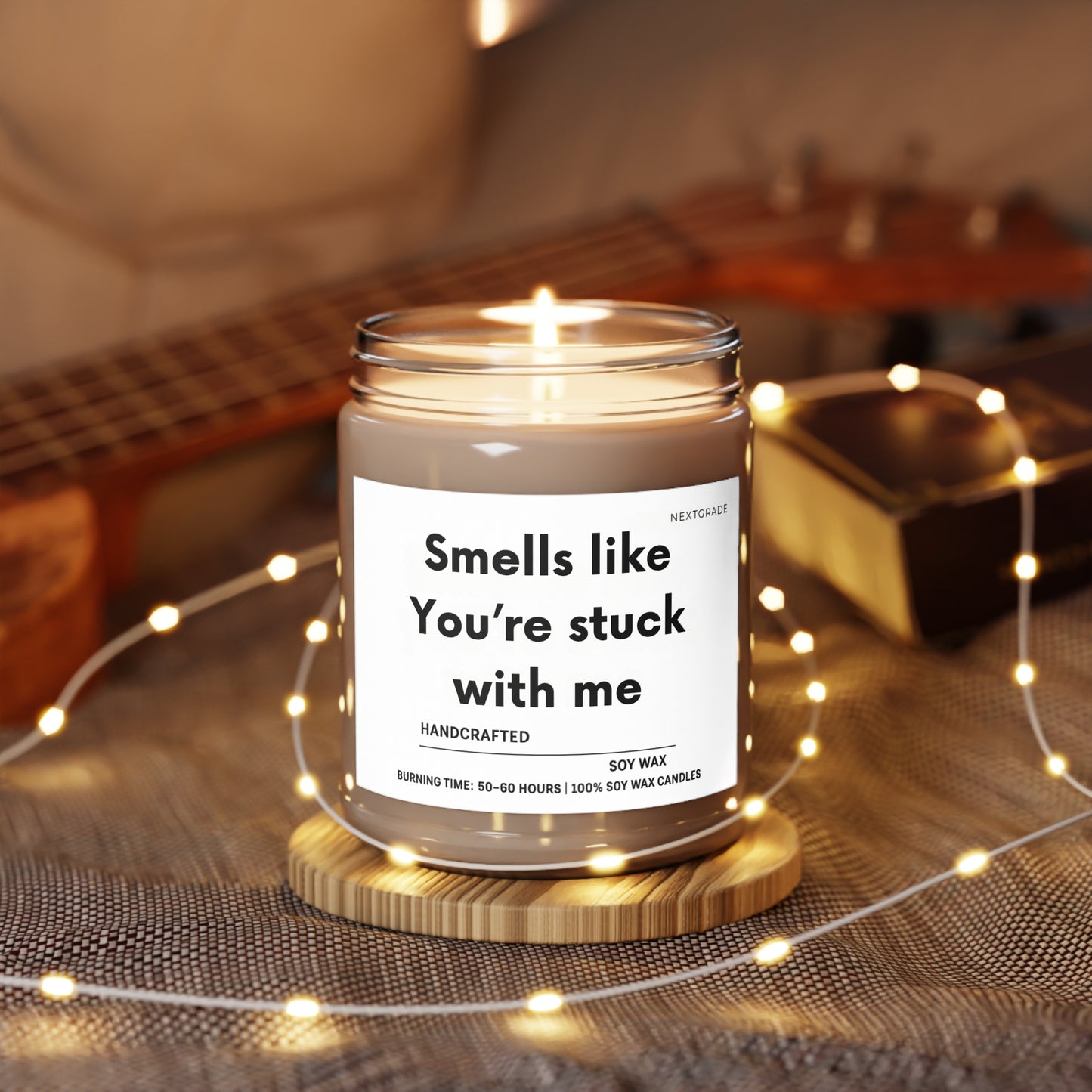 Scented Soy Candle, Unique Gift for Friends, Gift For Girlfriend, Handcrafted Candle, Cozy Home Decor, Party Favors