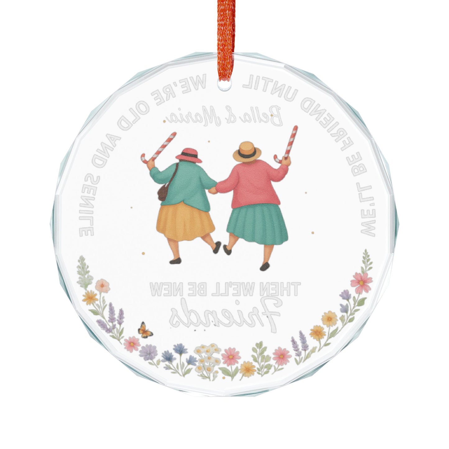 Personalized Heartwarming Friendship Ornament, Gift for Friends, Holiday Decoration, Friendship Keepsake, Home Decor, Memory Reminder