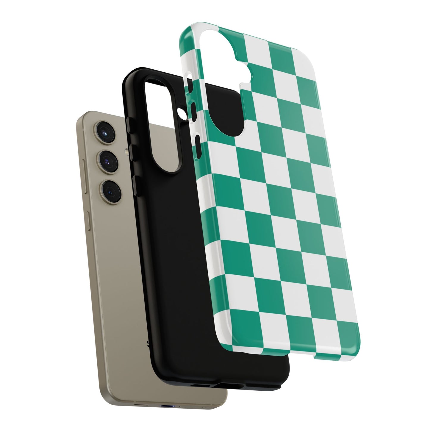 Checkerboard Phone Case | Samsung Galaxy S25, S25 Plus, S24, S24 Plus, S24 Ultra, S23 S22, S22 Plus S21 Ultra, S21 FE, S20+ Tough Cases
