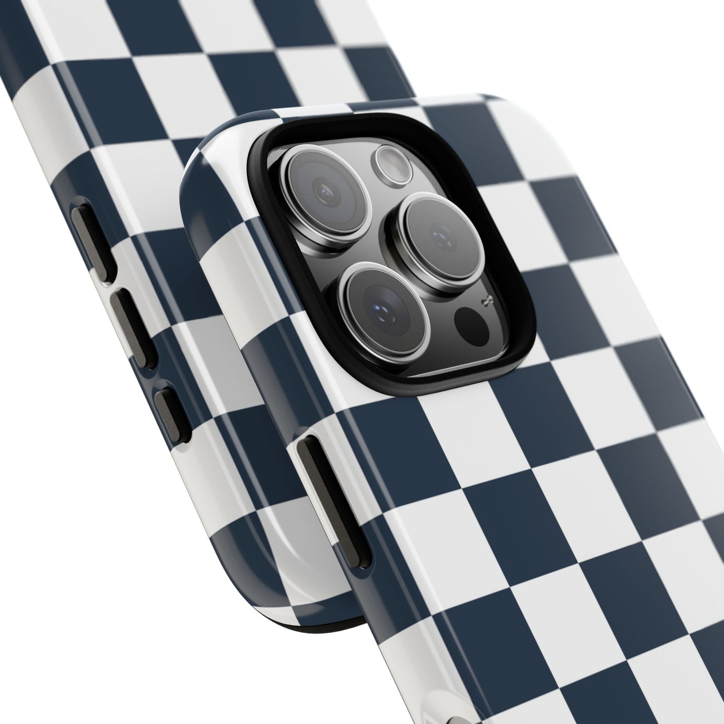 Checkered Pattern iPhone Case, iPhone Cover, Modern iPhone Accessory, Gift for Him, Trendy Mobile Protection