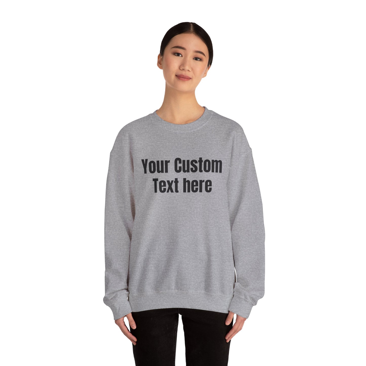 Customizable Crewneck Sweatshirt, Personalized Gift, Holidays, Unique Design, Perfect Gift for Anniversaries, Weddings, and Special Occasion