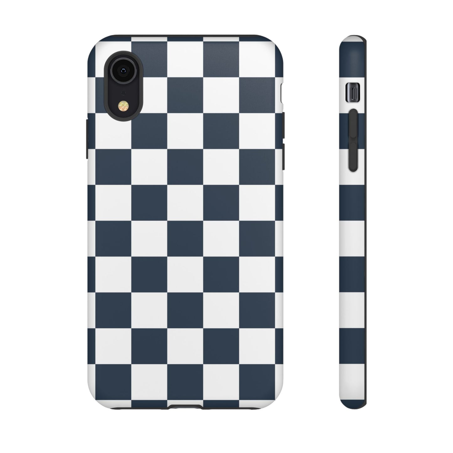 Checkered Pattern iPhone Case, iPhone Cover, Modern iPhone Accessory, Gift for Him, Trendy Mobile Protection