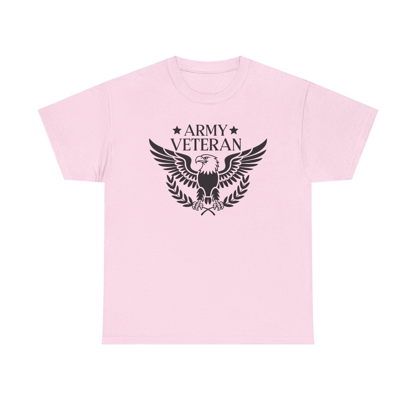 Army Veteran Unisex Heavy Cotton Tee, Military Pride Shirt, Veteran Appreciation Gift, Patriotic Apparel, Independence Day T-Shirt