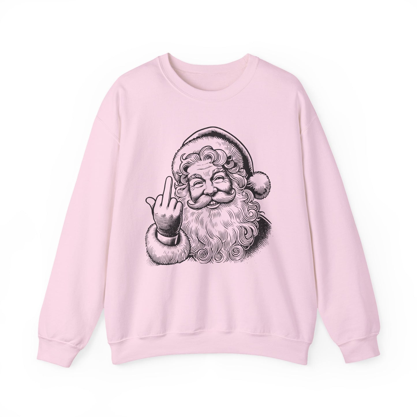 Funny Sassy Santa Sweatshirt for Holiday Fun, Christmas Gift for Friends, Cozy Winter Wear, Funny Crewneck Sweater, Unique Holiday Apparel
