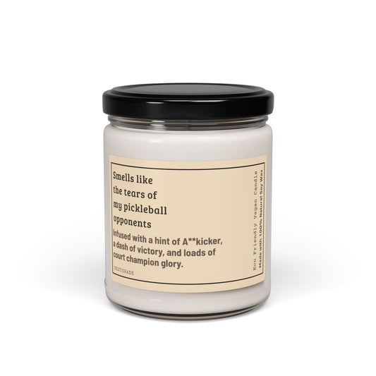 Pickleball Victory Scented Candle, Smells like the Tears of My Pickleball Opponents Pickleball Candle gift Pickleball gift