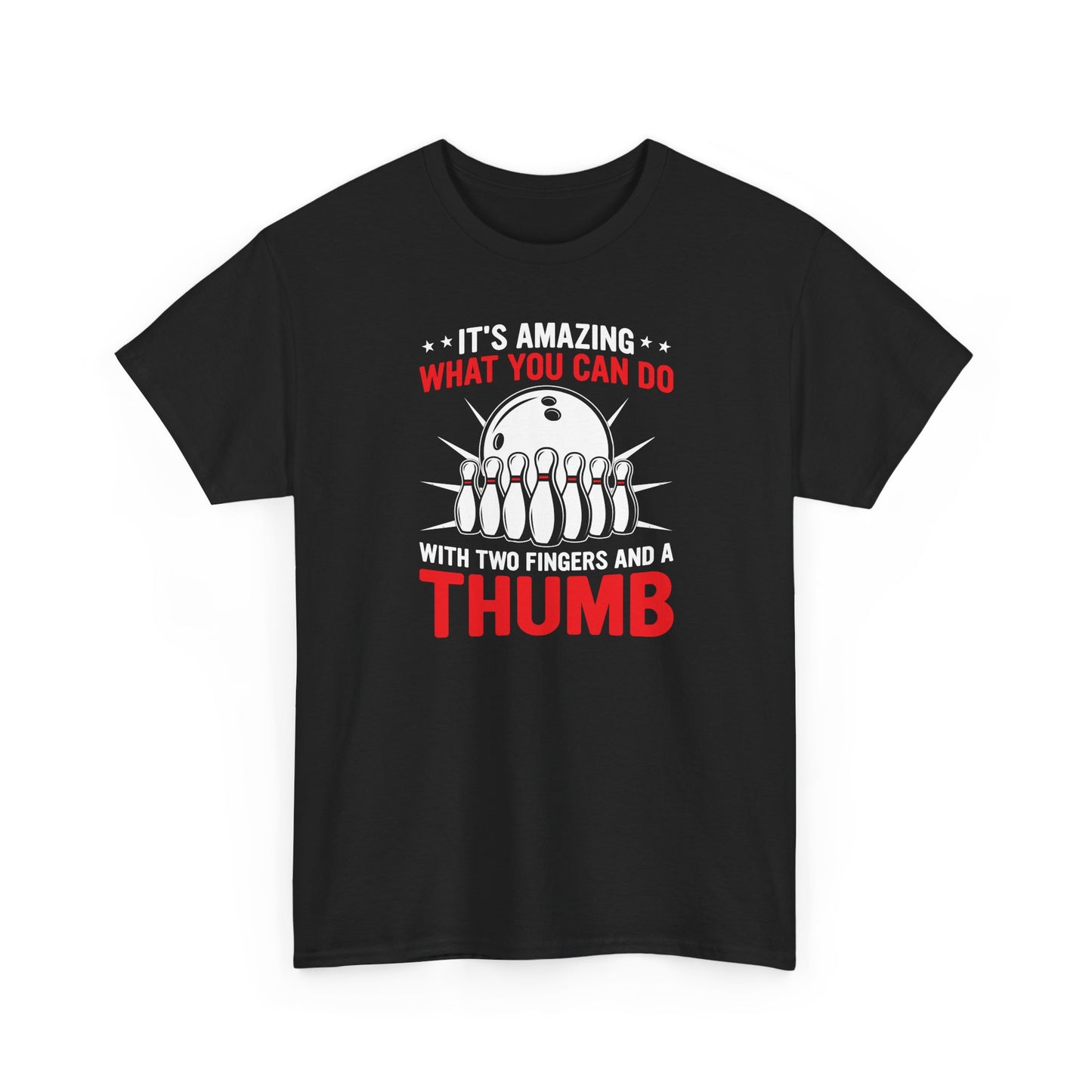 Bowling Humor Tee - Funny Graphic Unisex Heavy Cotton Shirt for Bowlers, Gift for Bowling Enthusiasts, Bowling Birthday, Sport Tee