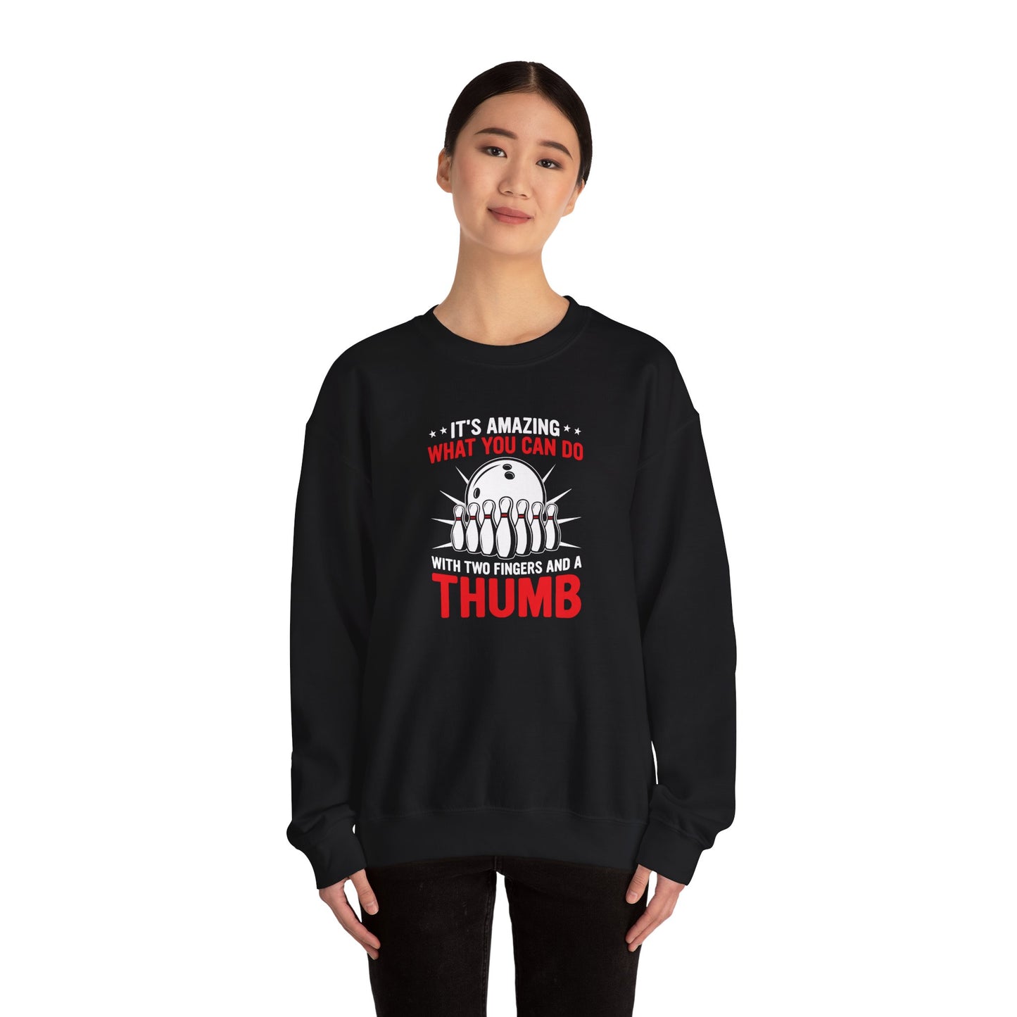 Bowling Humor Crewneck Sweatshirt | Funny Gift for Bowlers | Unisex Sweatshirt | Bowling League Apparel | Perfect for Game Night
