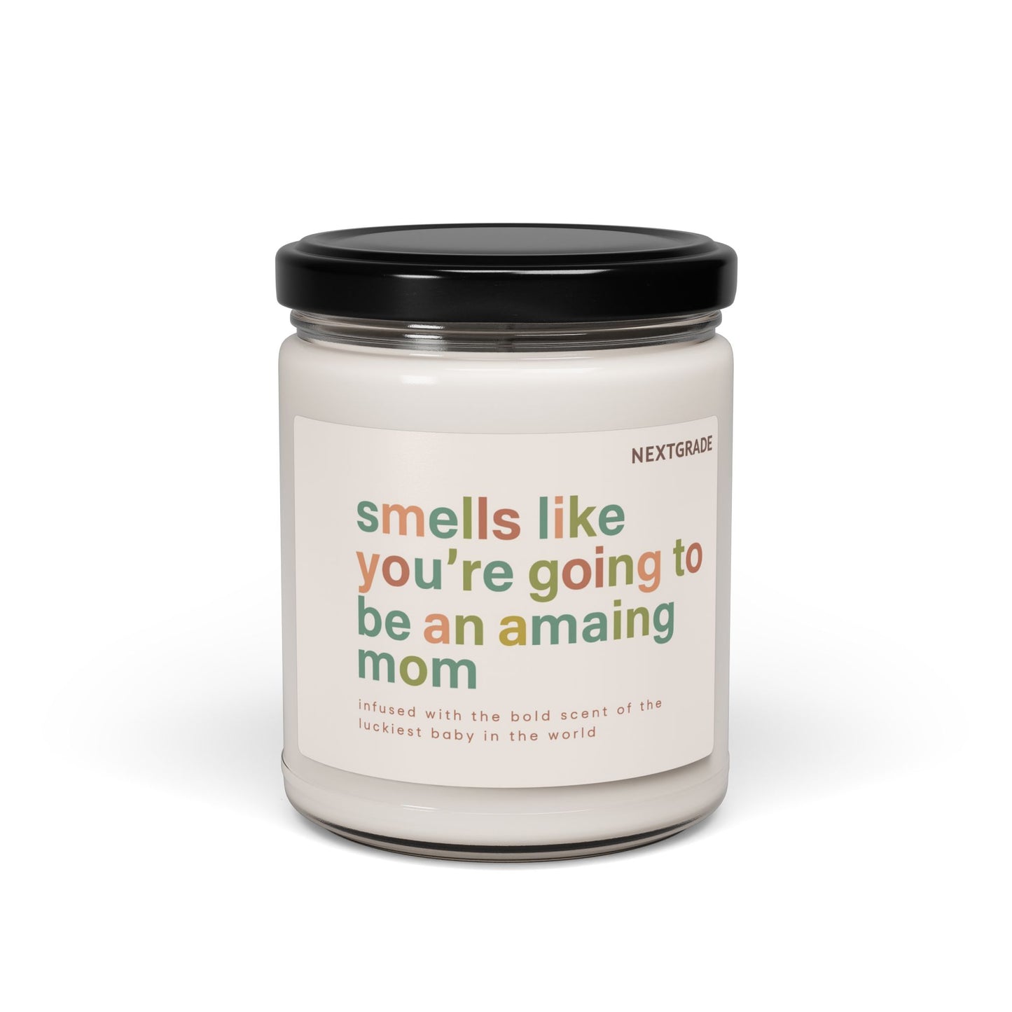 Scented Soy Candle for Moms, Relaxing Gift, Gift For New Mom, Home Decor, Self-Care Aromatherapy, New Mom Celebration