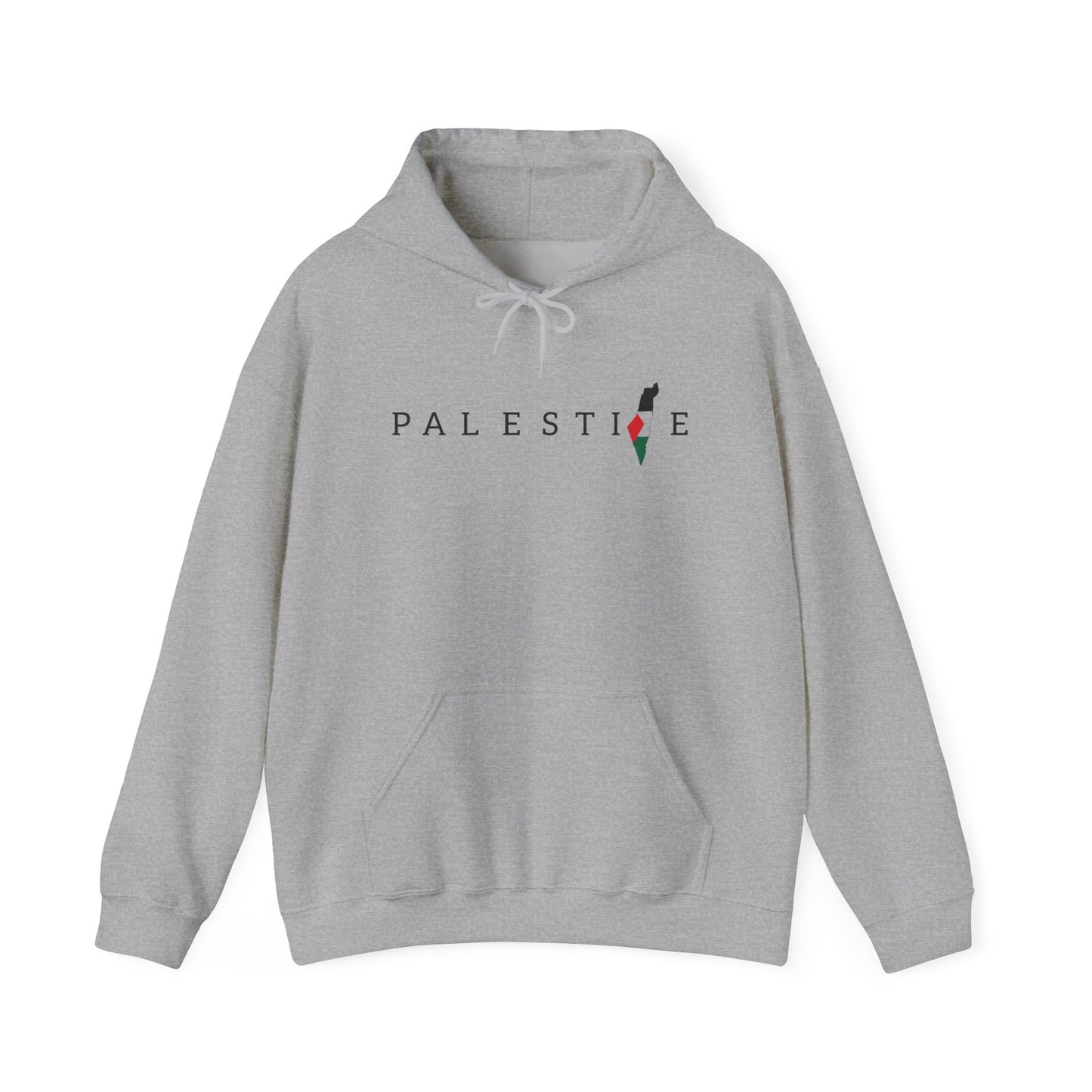 Free Palestine Heavy Blend Sweatshirt Hoodie , Warm Apparel, Statement Clothing, Gift for Activists, Stand With Palestine, Gaza College