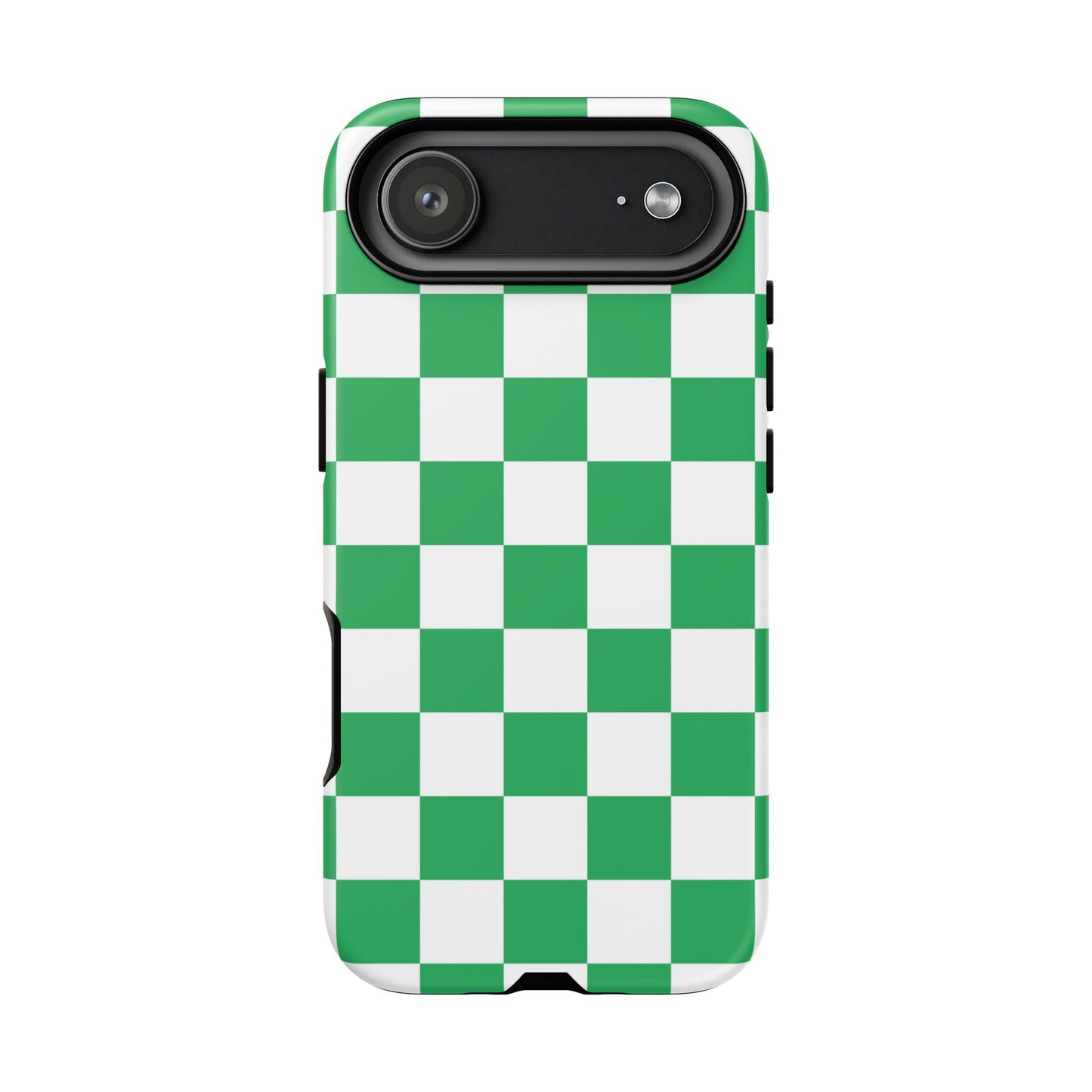 Green Checkerboard Phone Case, iPhone 17 Pro, 17, 16, 15, 14, 13, 12, 11, X, XR, XS MAX, Mobile Cover, Gift for Students, Phone Accessory