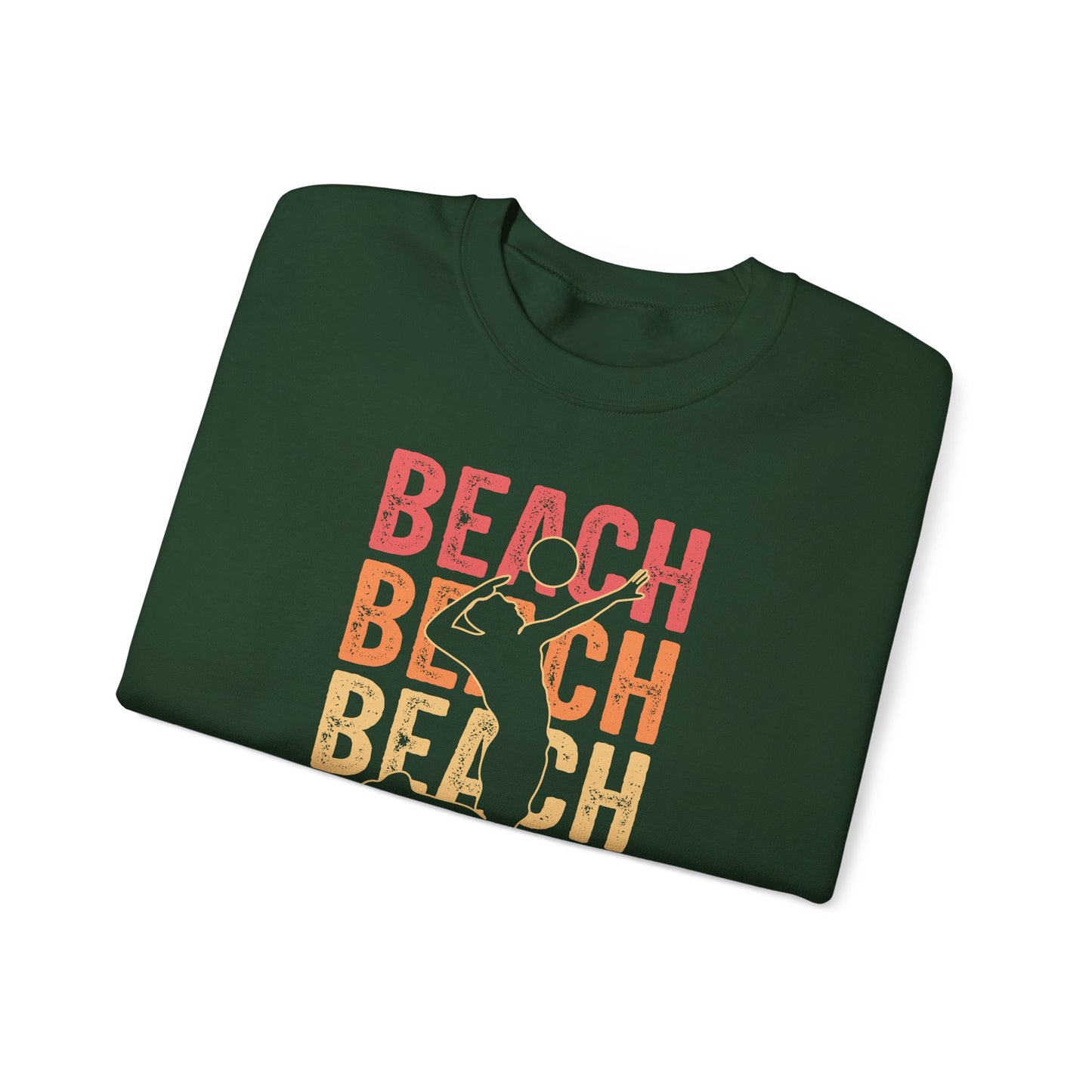 Beach Vibes Unisex Crewneck Sweatshirt - Perfect for Summer Days, Beach Lovers, Vacation, Casual Wear, Gift Idea